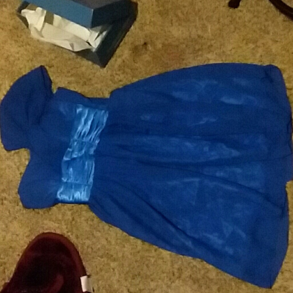 Blue dress